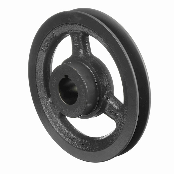 1 Groove Cast Iron Fhp - Finished Bore Sheave, BK70X 1 3/16